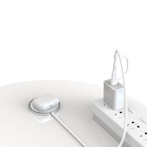 TECH-PROTECT QI15W-A44 MAGNETIC MAGSAFE WIRELESS CHARGER WHITE - Image 6