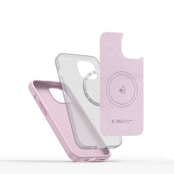 TECH-PROTECT SILICONE PURE MAGSAFE IPHONE 15 PINK PEARL - Image 2