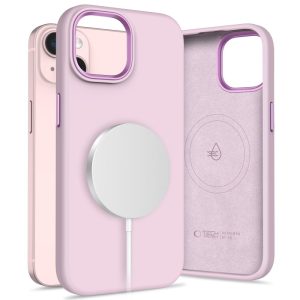 TECH-PROTECT SILICONE PURE MAGSAFE IPHONE 15 PINK PEARL