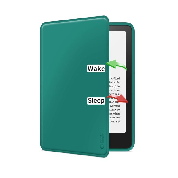 TECH-PROTECT SMARTCASE KINDLE PAPERWHITE VI / 6 / COLORSOFT / SIGNATURE EDITION JADE GREEN - Image 4