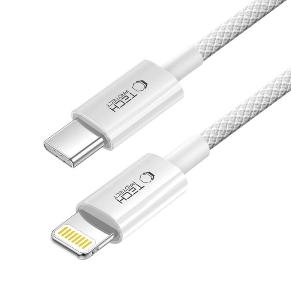 TECH-PROTECT ULTRABOOST LITE LIGHTNING CABLE PD27W/3A 100CM COOL GREY - Image 2