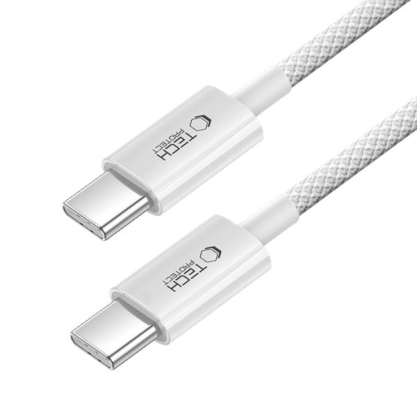 TECH-PROTECT ULTRABOOST LITE TYPE-C CABLE PD60W/3A 100CM COOL GREY - Image 2