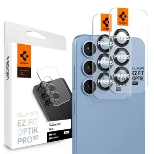Προστασία Κάμερας Samsung Galaxy S25 Plus Spigen Optik Pro EZ Fit HD 2-Pack Black