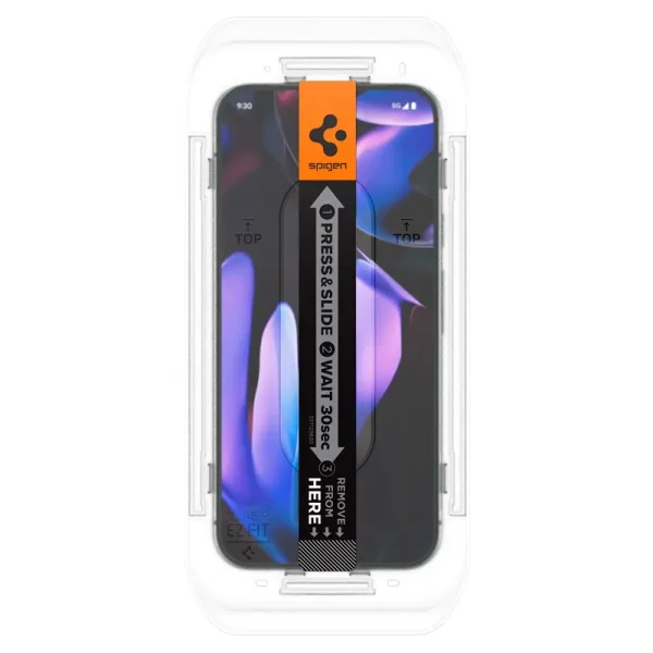 Spigen Glass tR EZ Fit (Privacy) 2 Pack - Google Pixel 9 Pro/9 (AGL09312) - Image 8