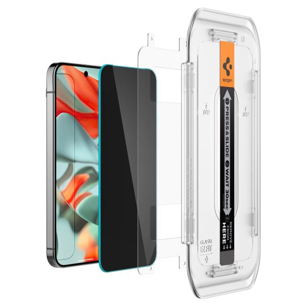 Spigen Glass tR EZ Fit (Privacy) 2 Pack - Google Pixel 9 Pro XL (AGL09313) - Image 12