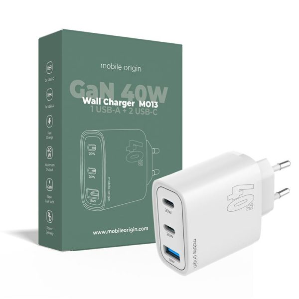 Mobile Origin GaN 40W Wall Charger MO13