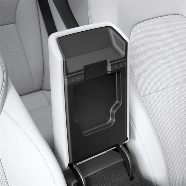 Spigen Tesla Armrest Cover white - Tesla Model 3 2024 (ACP07646) - Image 12