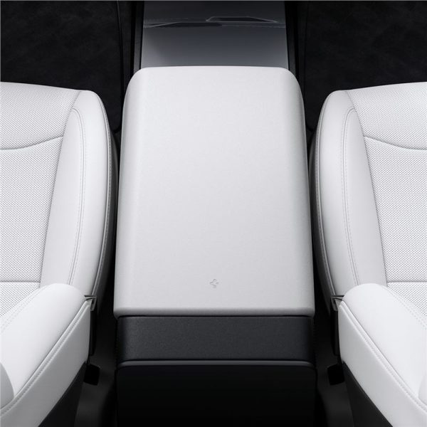 Spigen Tesla Armrest Cover white - Tesla Model 3 2024 (ACP07646) - Image 13