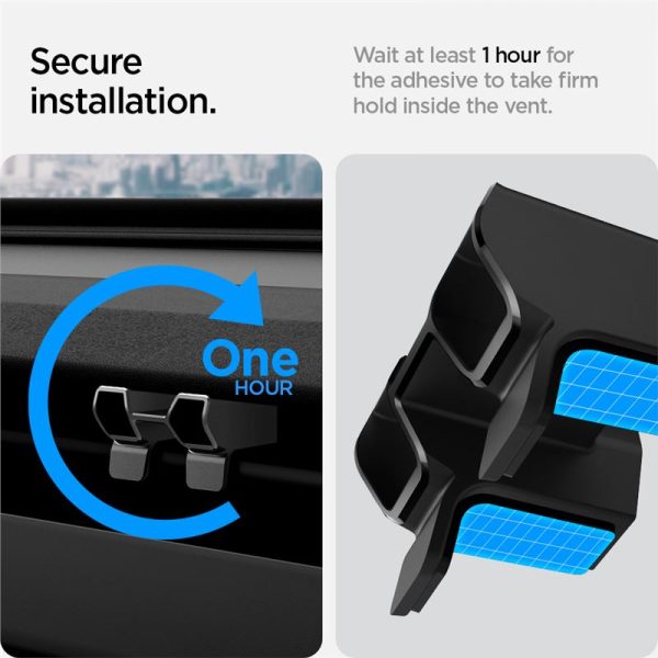 Spigen Tesla Air Freshener Adapter black - Tesla Model 3 2024 (ACP08262) - Image 5