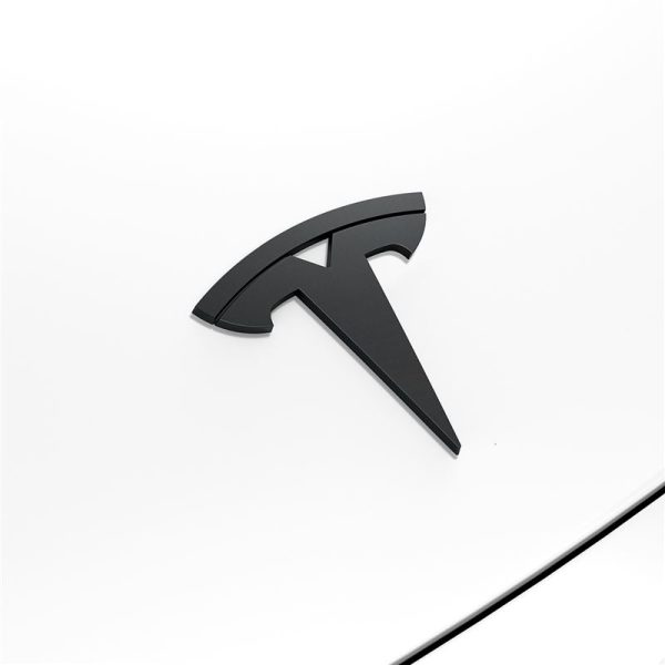 Spigen Tesla Front Emblem Logo Full Cover black - Tesla Model 3 2024 (ACP08547) - Image 6