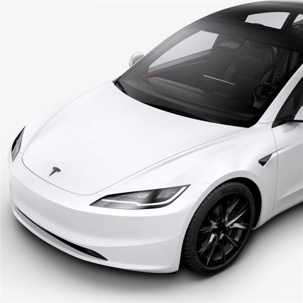 Spigen Tesla Front Emblem Logo Full Cover black - Tesla Model 3 2024 (ACP08547) - Image 8