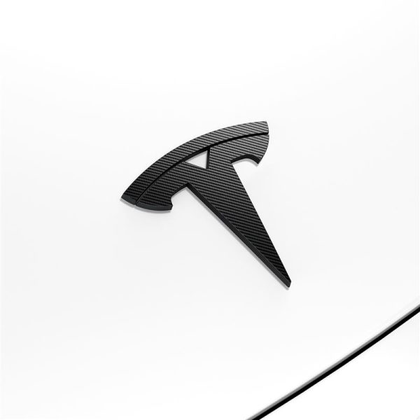 Spigen Tesla Front Emblem Logo Full Cover carbon - Tesla Model 3 2024 (ACP08548) - Image 6