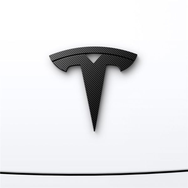 Spigen Tesla Front Emblem Logo Full Cover carbon - Tesla Model 3 2024 (ACP08548) - Image 7