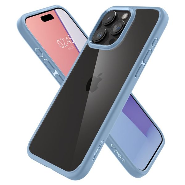 Spigen Crystal Hybrid sierra blue-Apple iPhone 15 Pro Max (ACS06447) - Image 13