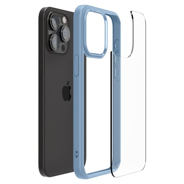 Spigen Crystal Hybrid sierra blue-Apple iPhone 15 Pro Max (ACS06447) - Image 14