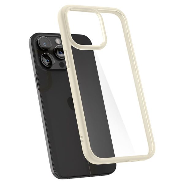 Spigen Crystal Hybrid mute beige-Apple iPhone 15 Pro Max (ACS06448) - Image 12