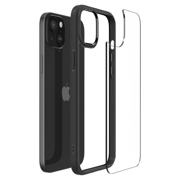 Spigen Crystal Hybrid matte black-Apple iPhone 15 Plus (ACS06462) - Image 13