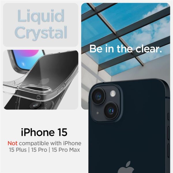Spigen Crystal Flex crystal clear-Apple iPhone 15 (ACS06481) - Image 3