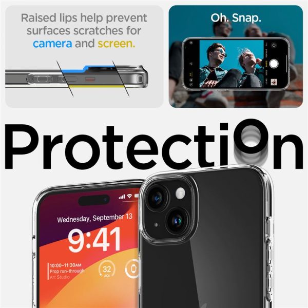 Spigen Crystal Flex crystal clear-Apple iPhone 15 (ACS06481) - Image 6