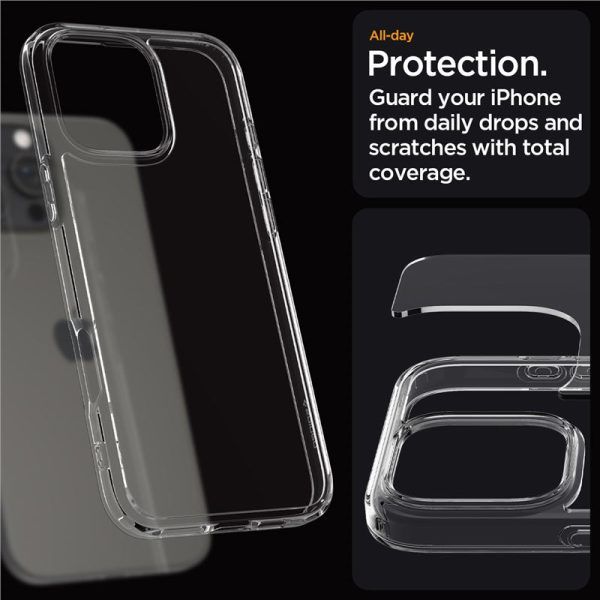 Spigen Crystal Hybrid crystal clear-Apple iPhone 16 Pro Max (ACS08028) - Image 4