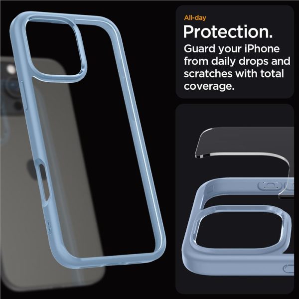 Spigen Crystal Hybrid sierra blue-Apple iPhone 16 Pro Max (ACS08029) - Image 4