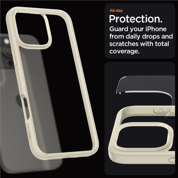 Spigen Crystal Hybrid mute beige-Apple iPhone 16 Pro Max (ACS08030) - Image 4