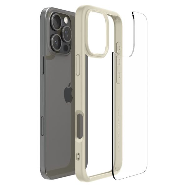 Spigen Crystal Hybrid mute beige-Apple iPhone 16 Pro Max (ACS08030) - Image 11