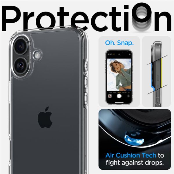 Spigen Crystal Hybrid crystal clear-Apple iPhone 16 (ACS08224) - Image 3