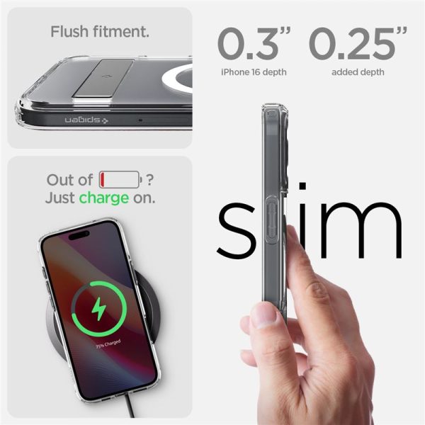 Spigen Slim Armor Essential S MagSafe crystal clear-Apple iPhone 16 (ACS08228) - Image 6