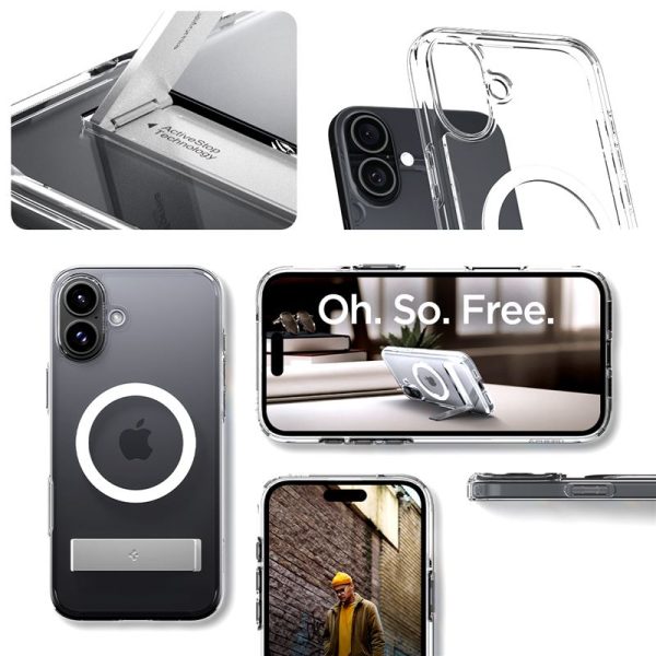 Spigen Slim Armor Essential S MagSafe crystal clear-Apple iPhone 16 (ACS08228) - Image 7