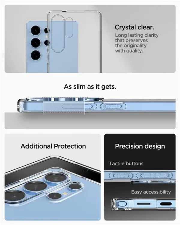 Θήκη Samsung Galaxy S25 Ultra Spigen Liquid Crystal Crystal Clear (ACS08948) - Image 9