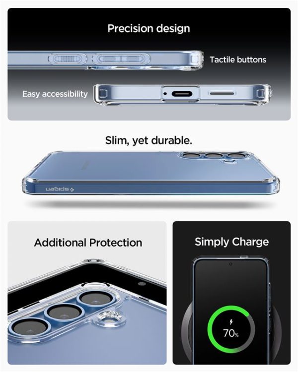 Spigen Ultra Hybrid Crystal Clear-Samsung Galaxy S25+ Plus (ACS08985) - Image 8