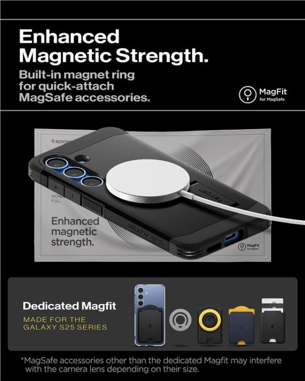 Spigen Tough Armor MagSafe Black-Samsung Galaxy S25+ Plus (ACS08987) - Image 10