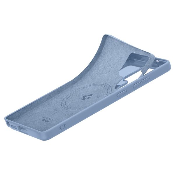 Spigen Silicone Fit MagSafe Sapphire Blue-Samsung Galaxy S25 Ultra (ACS09018) - Image 4