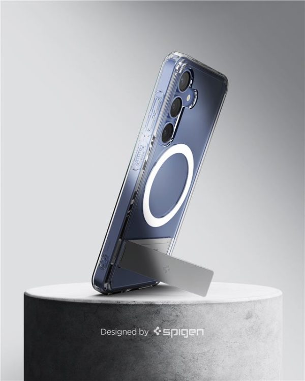 Spigen Ultra Hybrid S MagSafe Clear White-Samsung Galaxy S25 (ACS09026) - Image 7