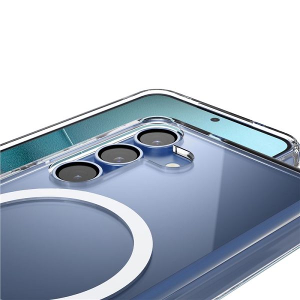 Spigen Ultra Hybrid S MagSafe Clear White-Samsung Galaxy S25 (ACS09026) - Image 18