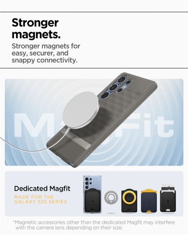 Spigen Parallax MagSafe Ash Grey-Samsung Galaxy S25 Ultra (ACS09055) - Image 6