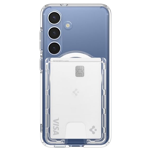 Spigen Ultra Hybrid Wallet MagSafe crystal clear - Samsung Galaxy S25 Series (AFA09206) - Image 8