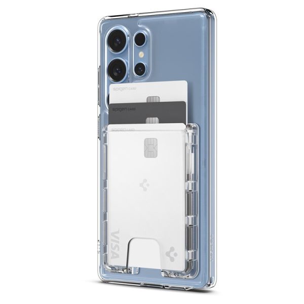 Spigen Ultra Hybrid Wallet MagSafe crystal clear - Samsung Galaxy S25 Series (AFA09206) - Image 12