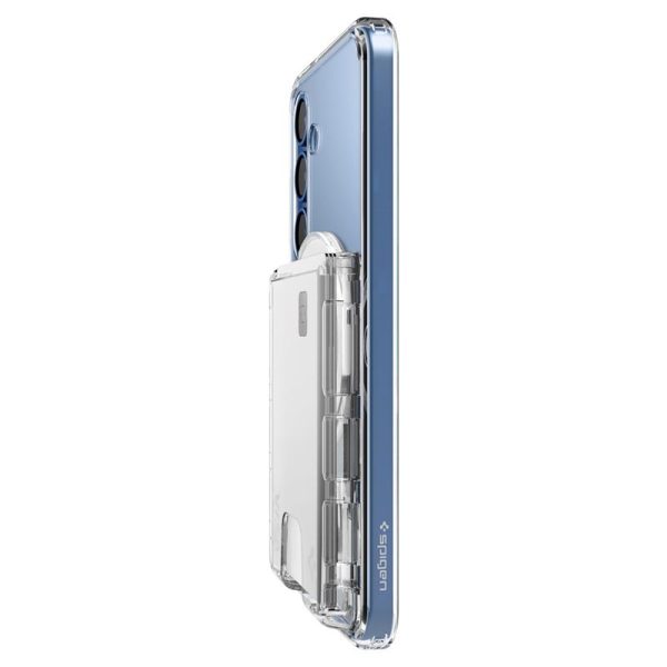 Spigen Ultra Hybrid Wallet MagSafe crystal clear - Samsung Galaxy S25 Series (AFA09206) - Image 13