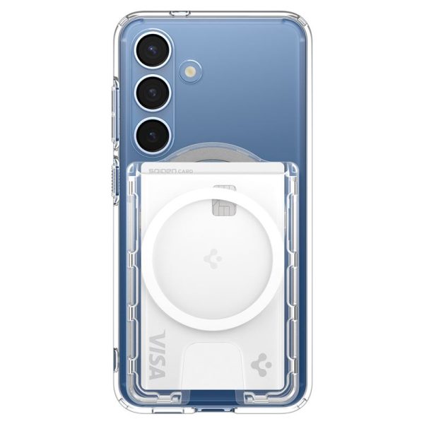 Spigen Ultra Hybrid Wallet MagSafe+ crystal clear - Samsung Galaxy S25 Series (AFA09207) - Image 8