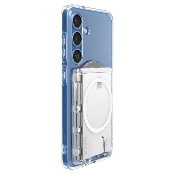 Spigen Ultra Hybrid Wallet MagSafe+ crystal clear - Samsung Galaxy S25 Series (AFA09207) - Image 10