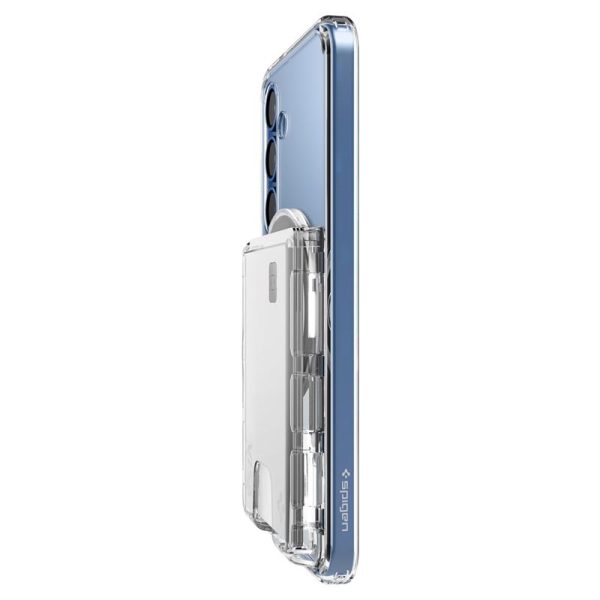 Spigen Ultra Hybrid Wallet MagSafe+ crystal clear - Samsung Galaxy S25 Series (AFA09207) - Image 13