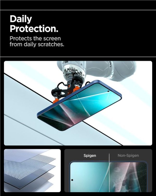 Spigen EliteShield EZ Fit HD 1 Pack-Samsung Galaxy S25+ Plus (AFL09087) - Image 3