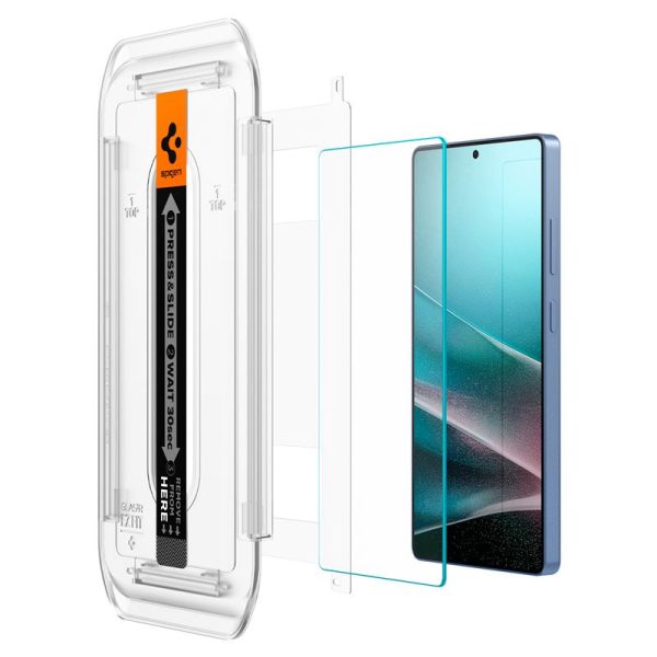 Spigen Glass tR EZ Fit HD 2 Pack Transparency-Samsung Galaxy S25 Ultra (AGL09082) - Image 10