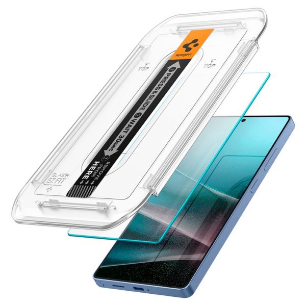 Spigen Glass tR EZ Fit HD 2 Pack Transparency-Samsung Galaxy S25 Ultra (AGL09082) - Image 12