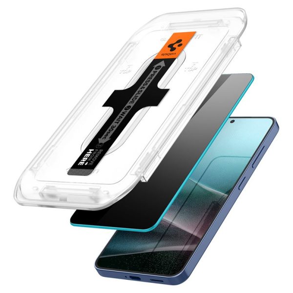 Spigen Glass tR EZ Fit HD (Privacy) 2 Pack-Samsung Galaxy S25+/S24+ (AGL09307) - Image 6