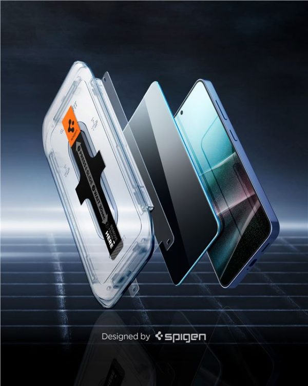 Spigen Glass tR EZ Fit HD (Privacy) 2 Pack-Samsung Galaxy S25+/S24+ (AGL09307) - Image 12