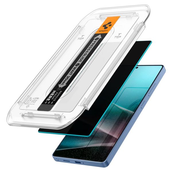 Spigen Glass tR EZ Fit HD (Privacy) 2 Pack-Samsung Galaxy S25 Ultra (AGL09335) - Image 12