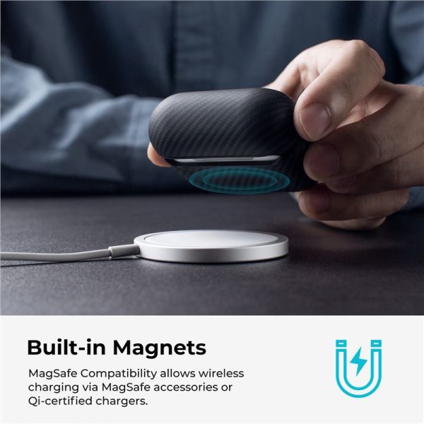 Pitaka MagEZ case black/grey - Airpods Pro (APM5001) - Image 9